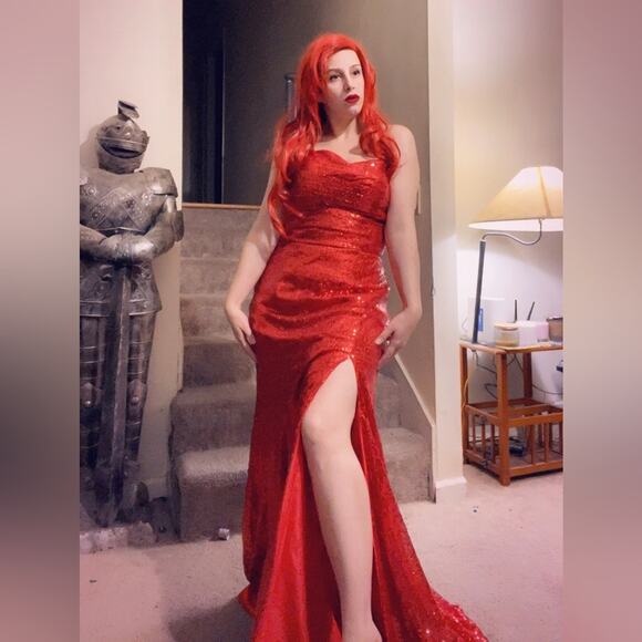 Jessica rabbit sequin dress - Picture 4 of 8